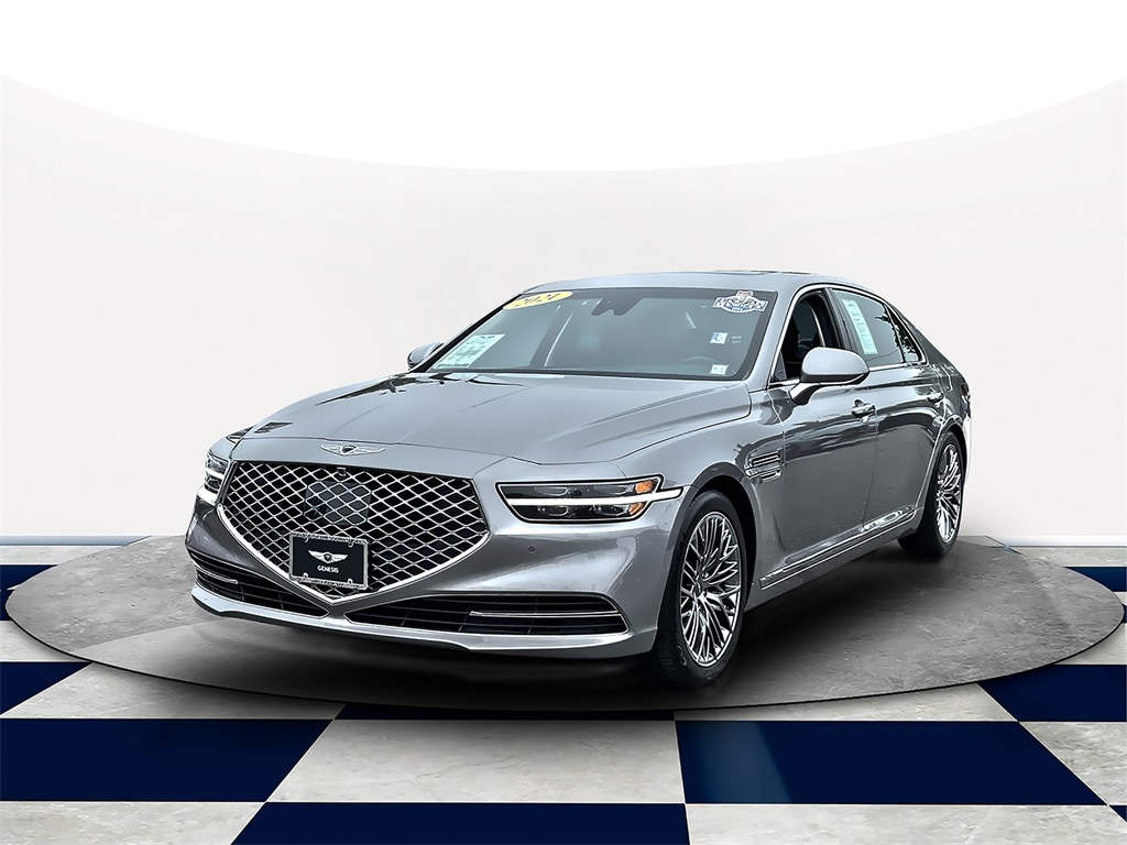 Certified 2021 GENESIS G90 Ultimate with VIN KMTF54PH3MU086516 for sale in West Islip, NY