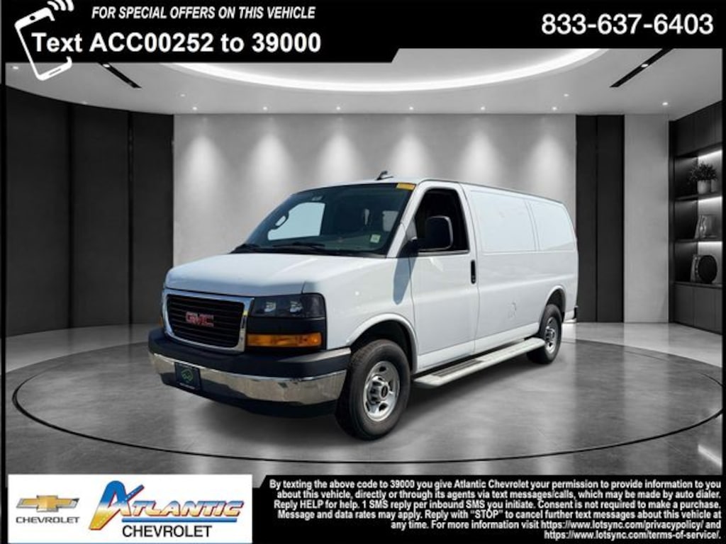 Certified 2025 GMC Savana 2500 Work Van Cargo Van
