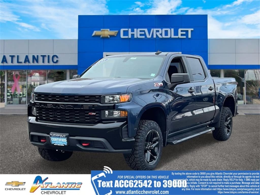 Certified 2021 Chevrolet Silverado 1500 Custom Trail Boss Truck