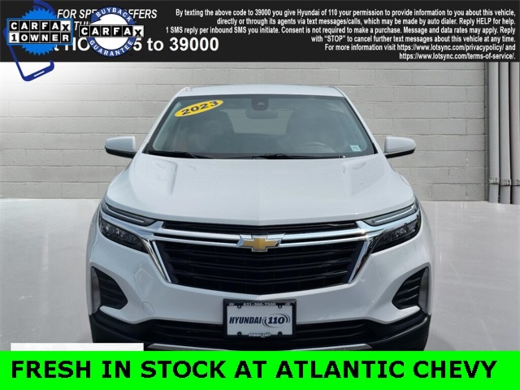 Certified 2023 Chevrolet Equinox LT SUV