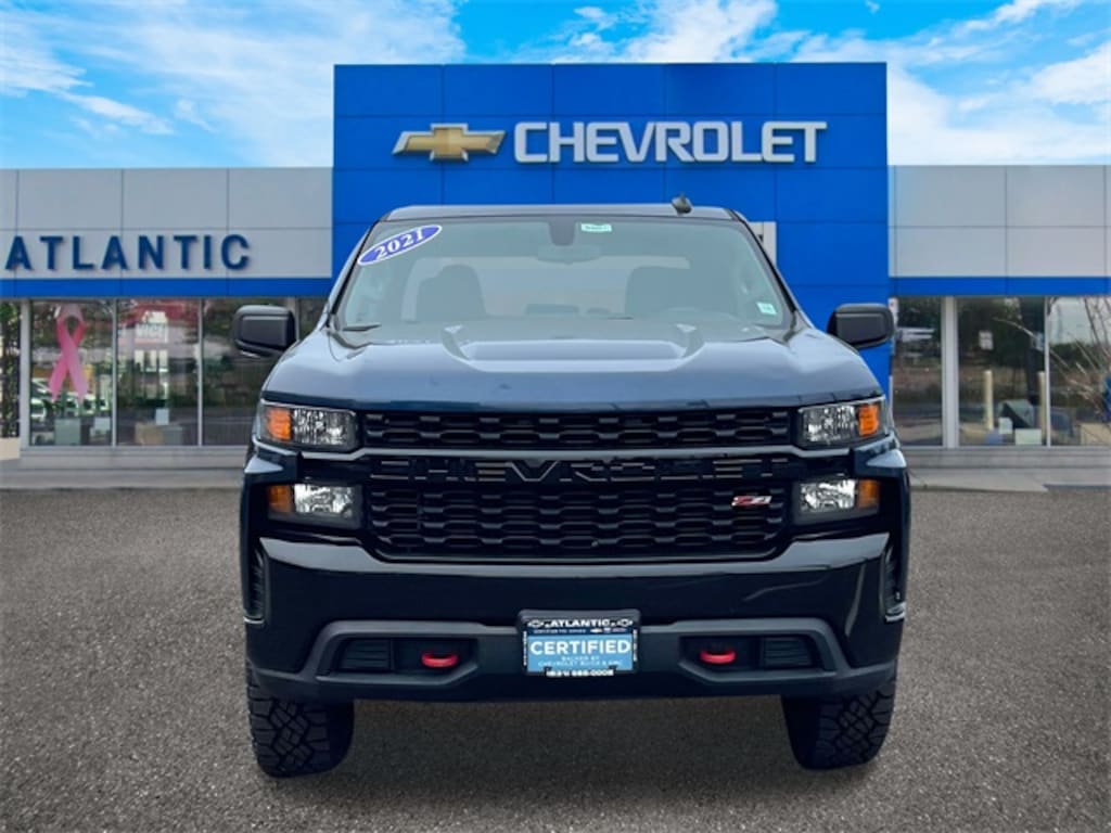 Certified 2021 Chevrolet Silverado 1500 Custom Trail Boss Truck