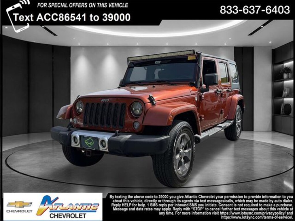 Certified 2014 Jeep Wrangler Unlimited Sahara SUV