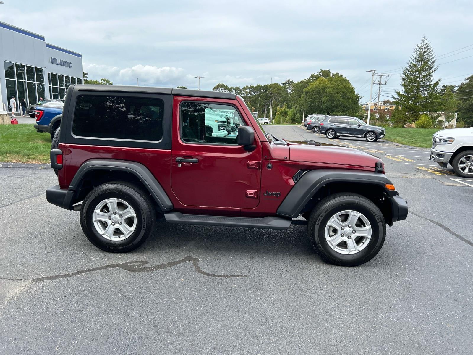 Used 2022 Jeep Wrangler Sport S with VIN 1C4GJXAN6NW166056 for sale in Bourne, MA