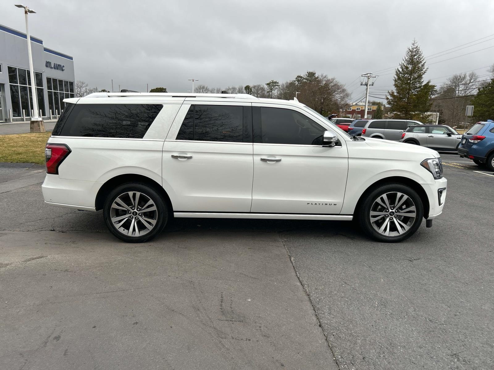 Used 2021 Ford Expedition Platinum with VIN 1FMJK1MT9MEA77673 for sale in Bourne, MA