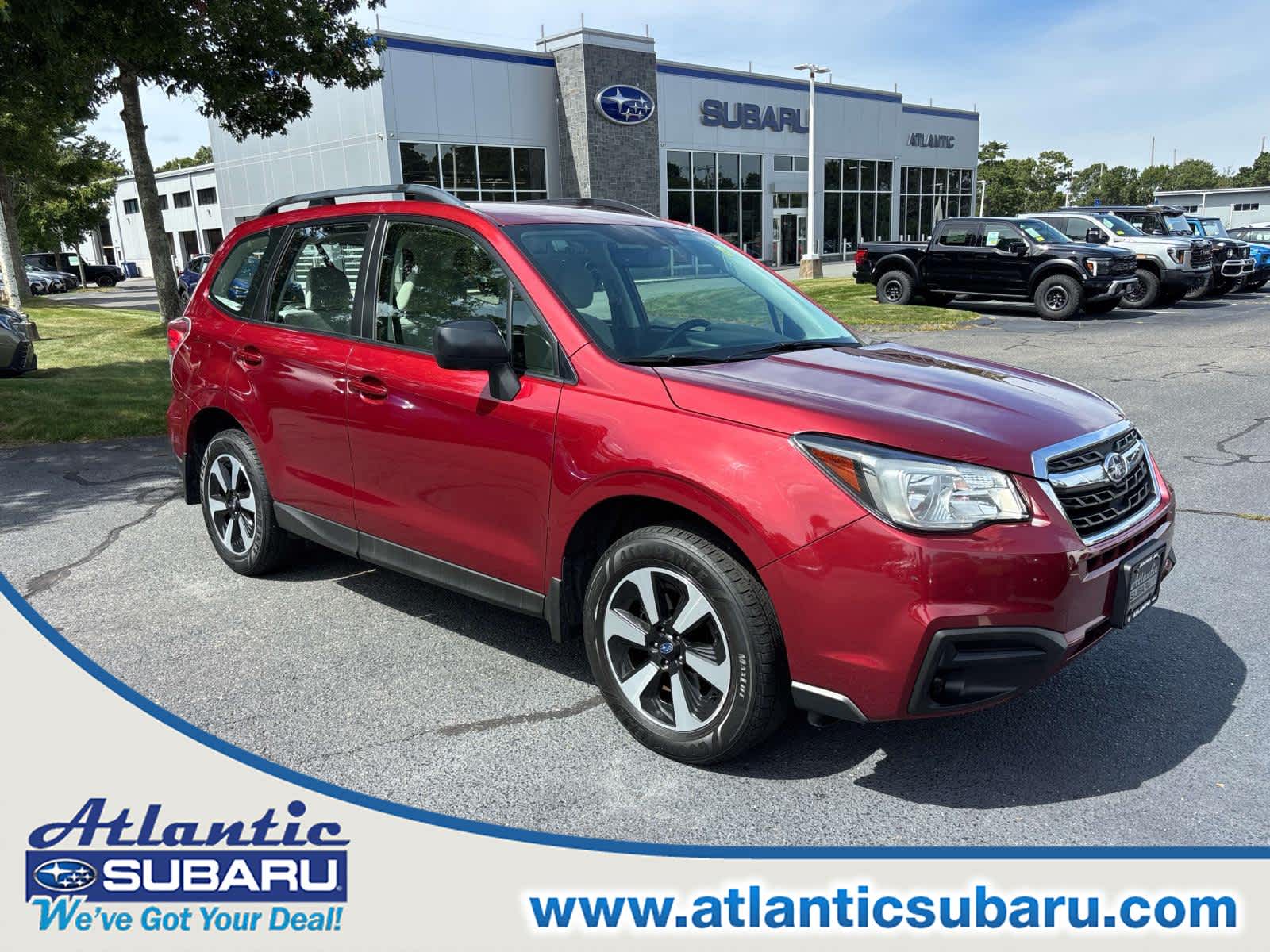 Used 2017 Subaru Forester Base with VIN JF2SJABC8HH484808 for sale in Bourne, MA
