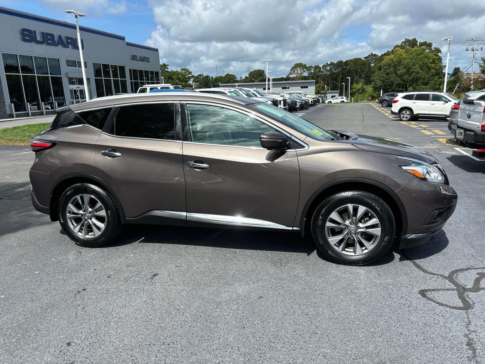 Used 2015 Nissan Murano SL with VIN 5N1AZ2MH5FN242649 for sale in Bourne, MA