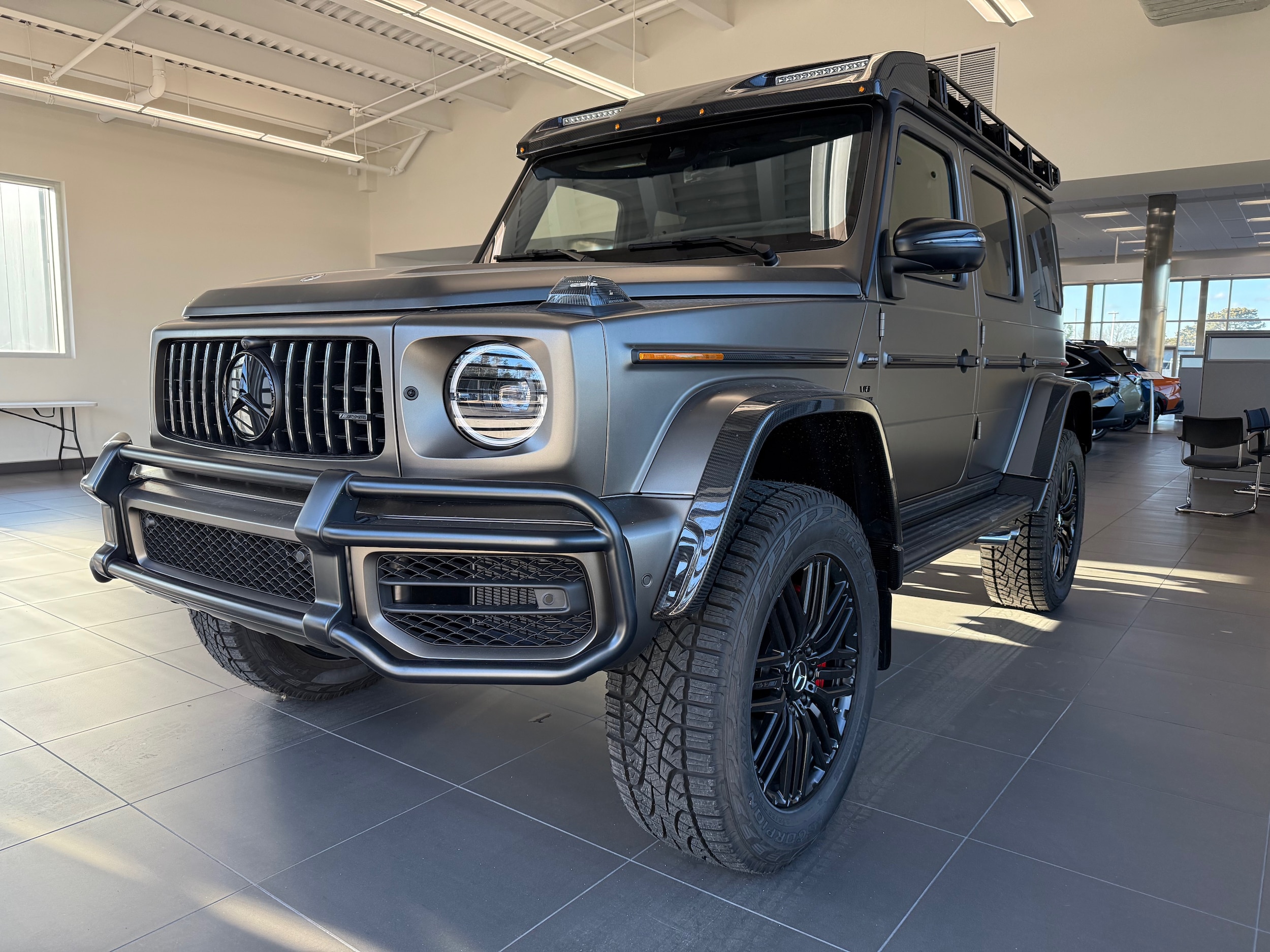 Gray 2024 Mercedes-Benz G-Class AMG G 63 Squared 4MATIC SUV / Crossover All-Wheel Drive Automatic