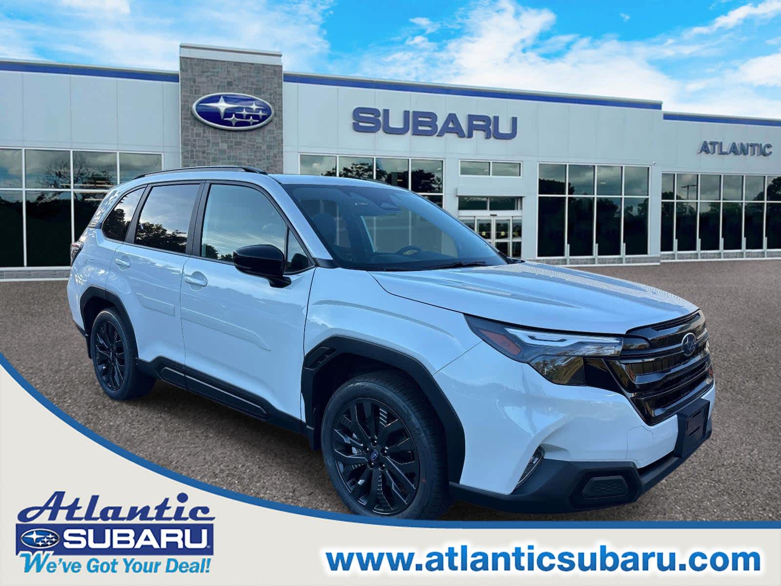 Featured 2026 Subaru Forester Sport Onyx Edition SUV for sale in Bourne, MA at Atlantic Subaru