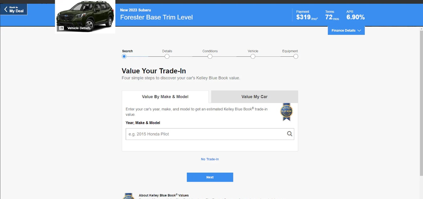 Value Your Trade-In