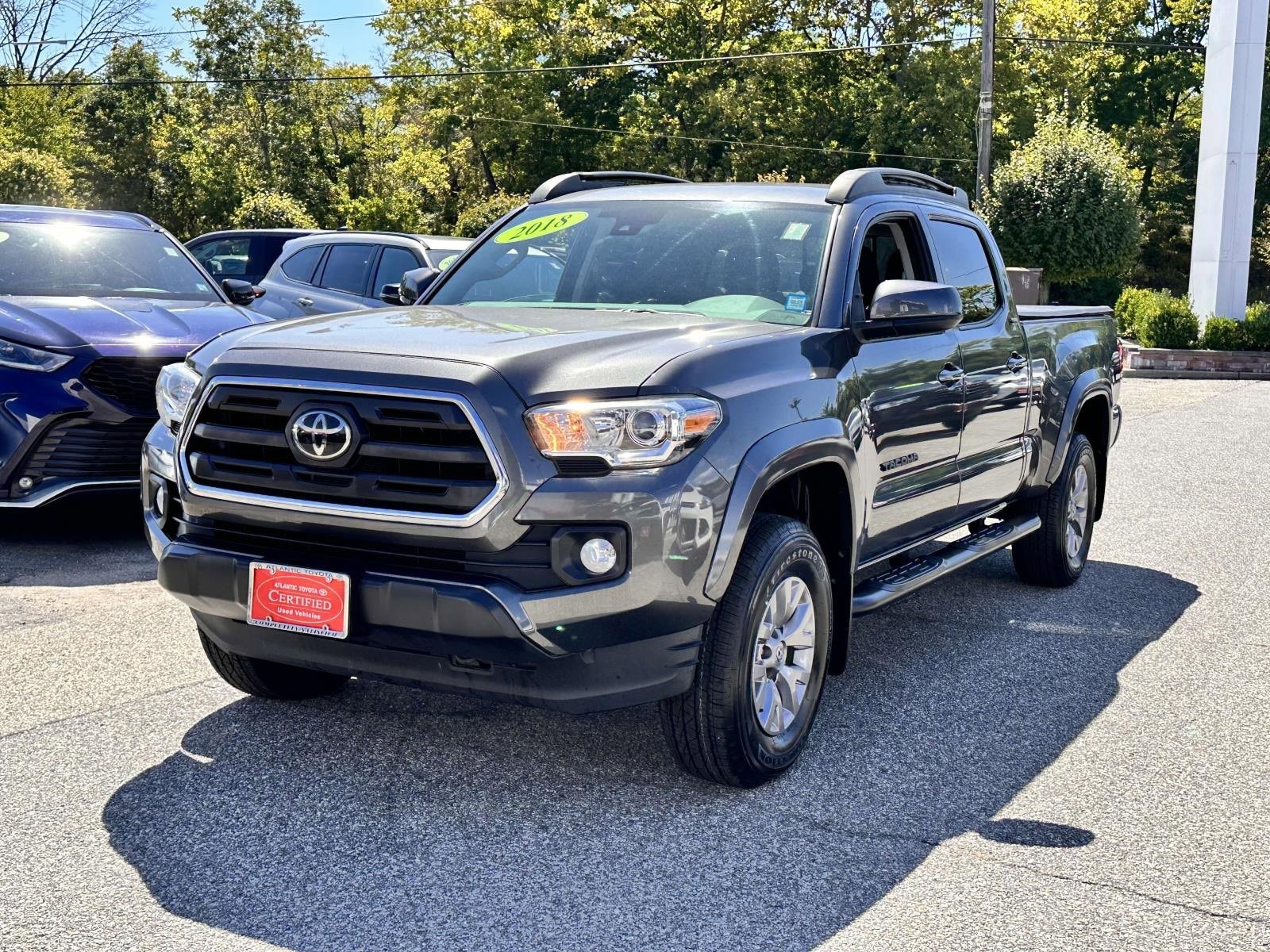 Certified 2018 Toyota Tacoma SR5 with VIN 3TMDZ5BN5JM048346 for sale in Hicksville, NY