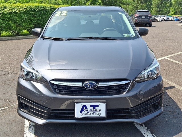 Used 2022 Subaru Impreza Base with VIN 4S3GKAB63N3609881 for sale in Sellersville, PA