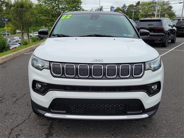 Used 2022 Jeep Compass Limited with VIN 3C4NJDCB1NT135165 for sale in Sellersville, PA