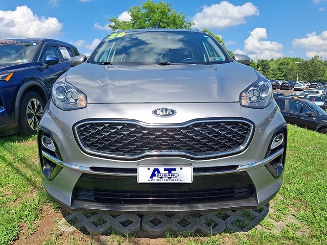 Used 2020 Kia Sportage EX with VIN KNDPN3AC2L7710281 for sale in Sellersville, PA