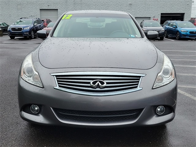 Used 2012 INFINITI G Sedan 25x with VIN JN1DV6AR0CM862296 for sale in Sellersville, PA