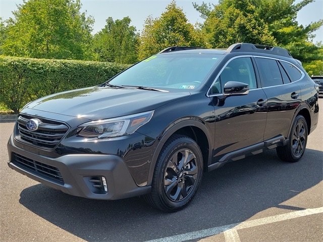 Certified 2022 Subaru Outback Onyx Edition with VIN 4S4BTGLD6N3179606 for sale in Sellersville, PA