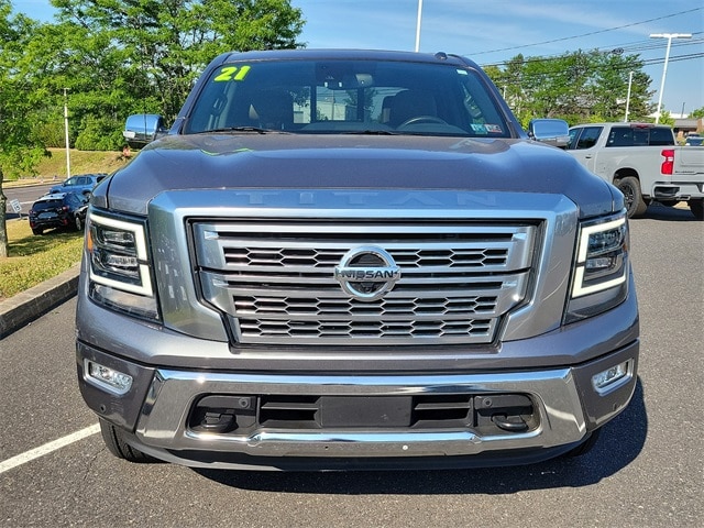 Used 2021 Nissan Titan Platinum Reserve with VIN 1N6AA1ED8MN534291 for sale in Sellersville, PA