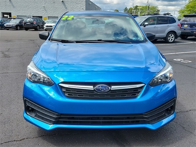 Certified 2022 Subaru Impreza Base with VIN 4S3GKAB65N3601460 for sale in Sellersville, PA