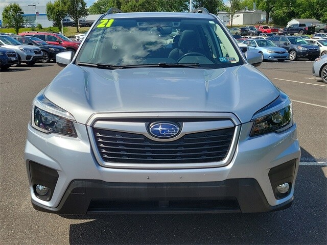 Certified 2021 Subaru Forester Premium with VIN JF2SKAJC8MH583976 for sale in Sellersville, PA