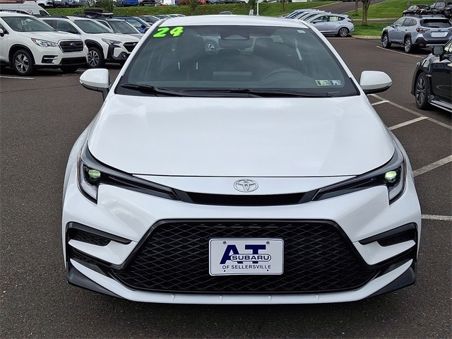 Used 2024 Toyota Corolla SE with VIN 5YFS4MCE3RP210638 for sale in Sellersville, PA