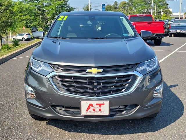 Used 2021 Chevrolet Equinox LT with VIN 3GNAXUEV9ML374943 for sale in Sellersville, PA