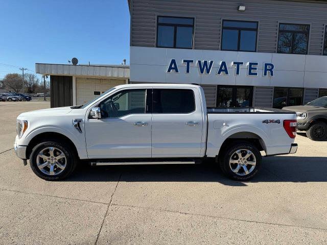 Used 2021 Ford F-150 Lariat with VIN 1FTFW1E82MFB48683 for sale in Atwater, Minnesota
