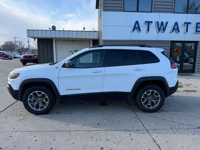 Used 2021 Jeep Cherokee Trailhawk with VIN 1C4PJMBX5MD241337 for sale in Atwater, Minnesota
