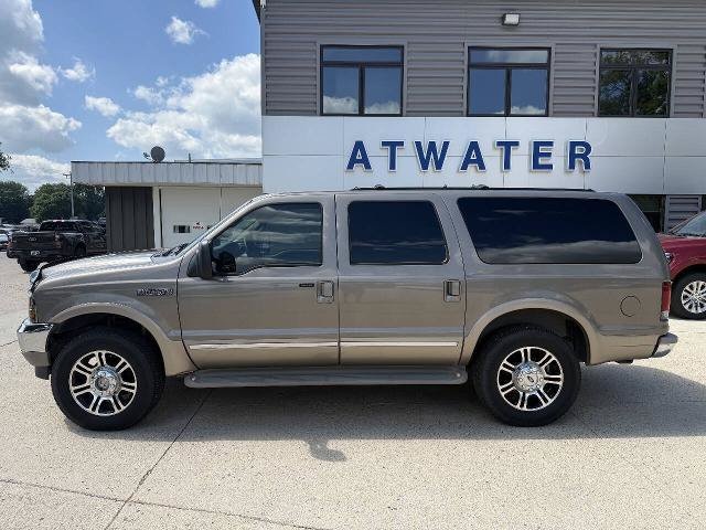 Used 2002 Ford Excursion Limited with VIN 1FMSU43F22EB78742 for sale in Atwater, Minnesota
