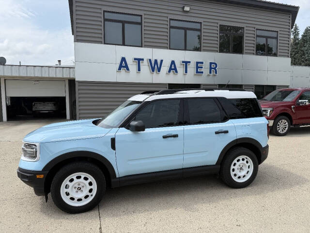 Used 2023 Ford Bronco Sport Heritage with VIN 3FMCR9G64PRD00857 for sale in Atwater, Minnesota