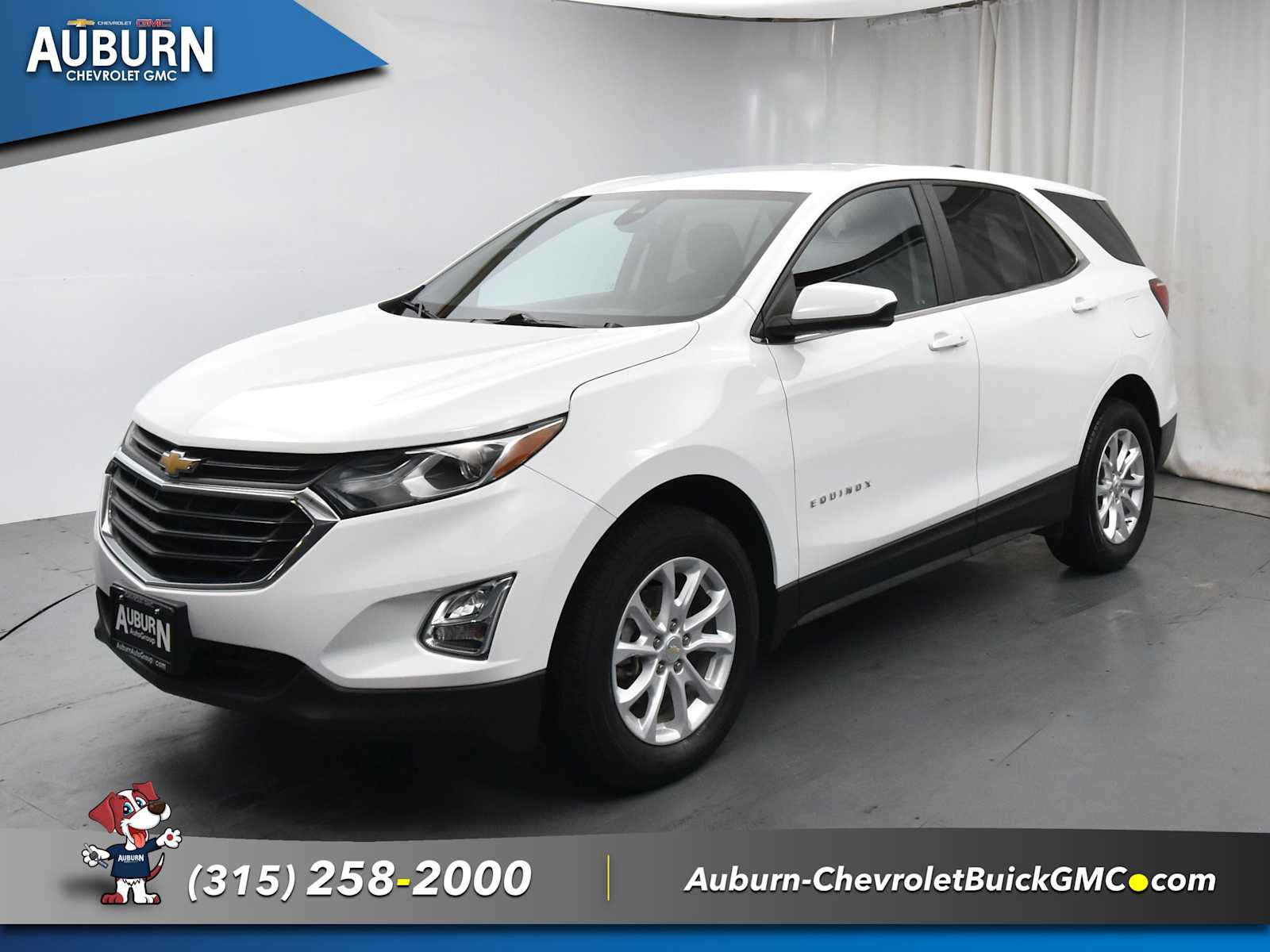 Used 2021 Chevrolet Equinox LT with VIN 3GNAXUEV2MS153707 for sale in Auburn, NY