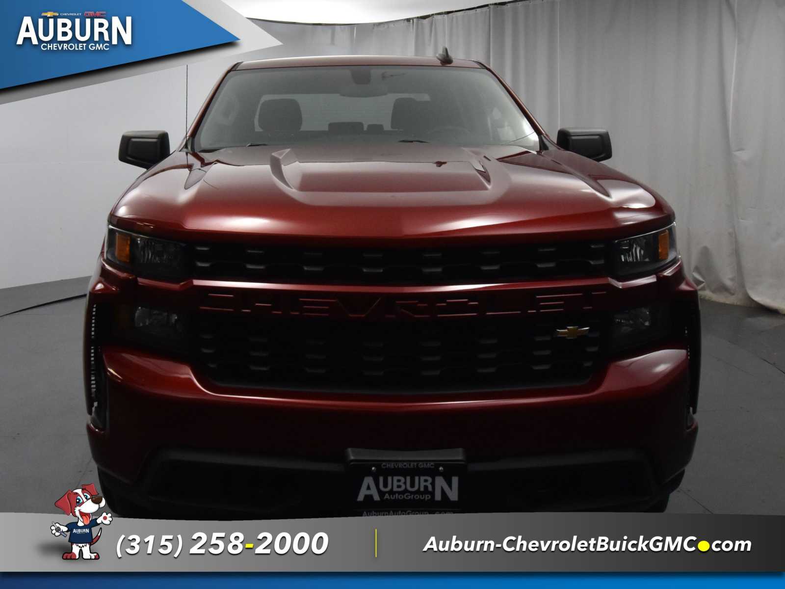 Used 2021 Chevrolet Silverado 1500 Custom with VIN 3GCPYBEKXMG246469 for sale in Auburn, NY