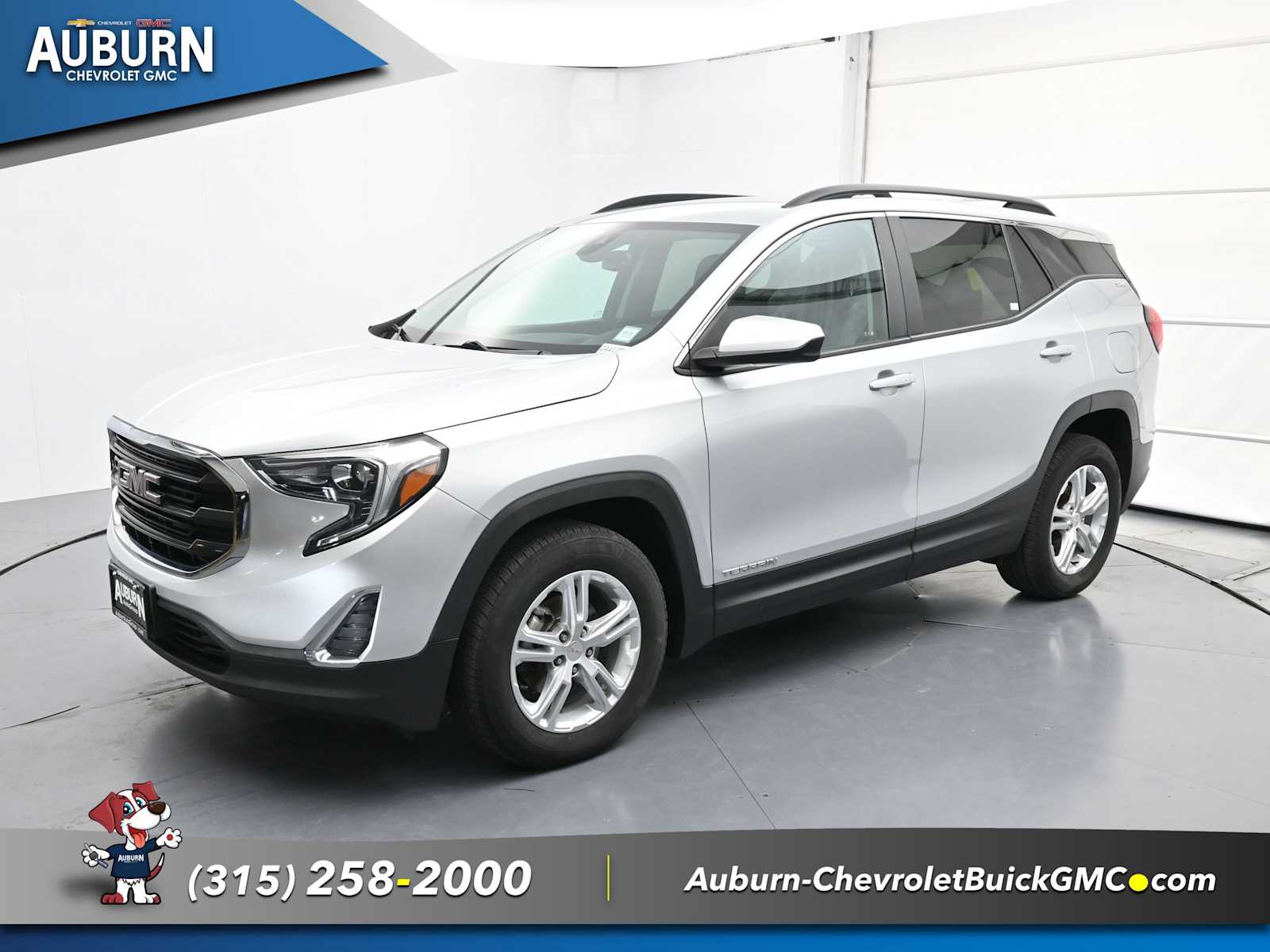 Used 2021 GMC Terrain SLE with VIN 3GKALTEV9ML303440 for sale in Auburn, NY