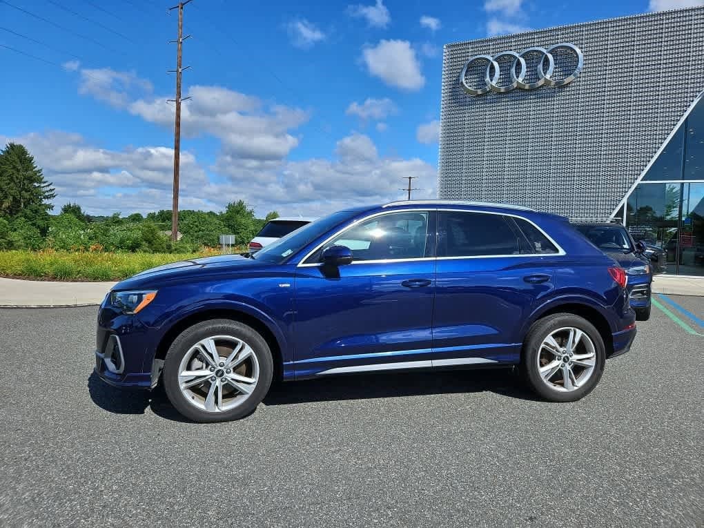 Used 2021 Audi Q3 S Line Premium with VIN WA1DECF33M1052738 for sale in Allentown, PA