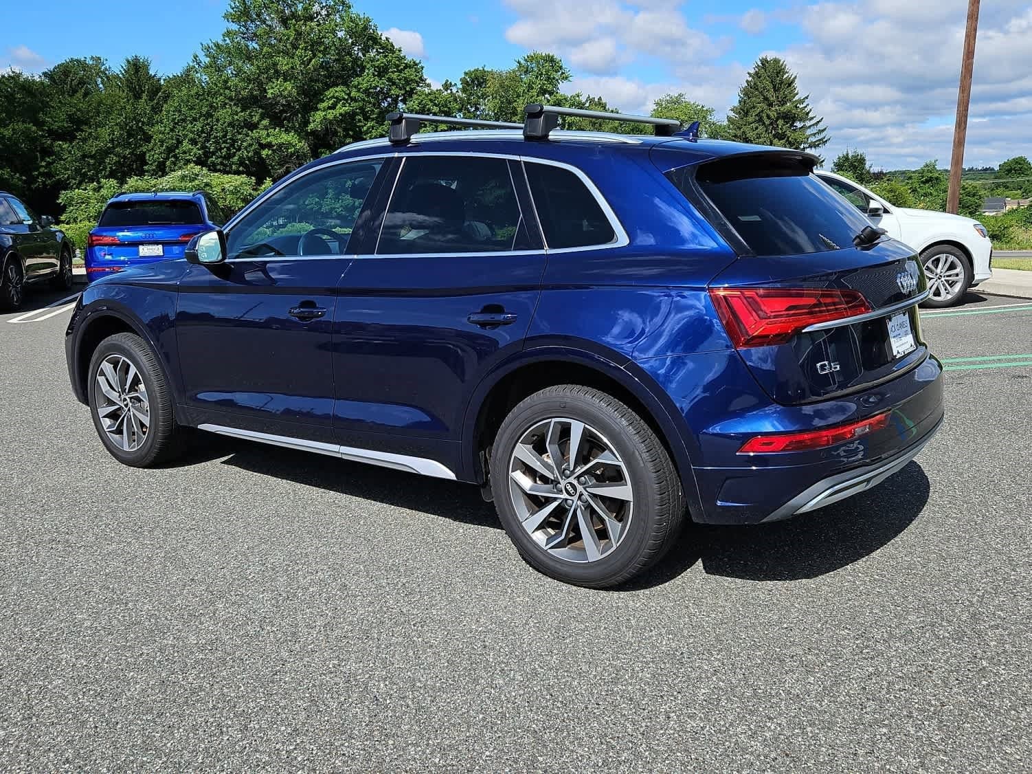 Used 2021 Audi Q5 Premium Plus with VIN WA1BAAFY9M2092481 for sale in Allentown, PA