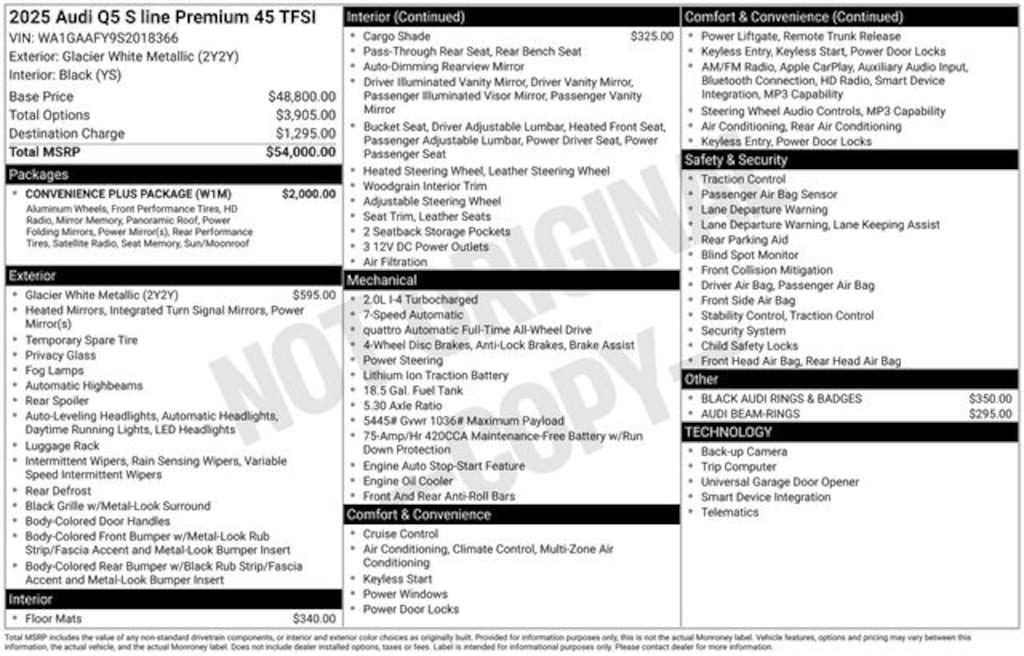 Certified 2025 Audi Q5 45 S Line Premium SUV