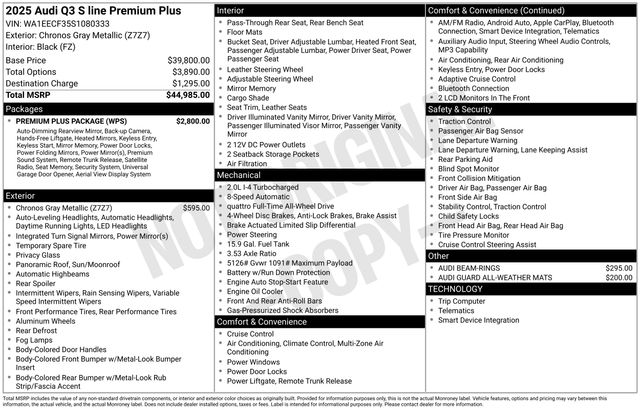 2025 Audi Q3 S Line Premium Plus's photo