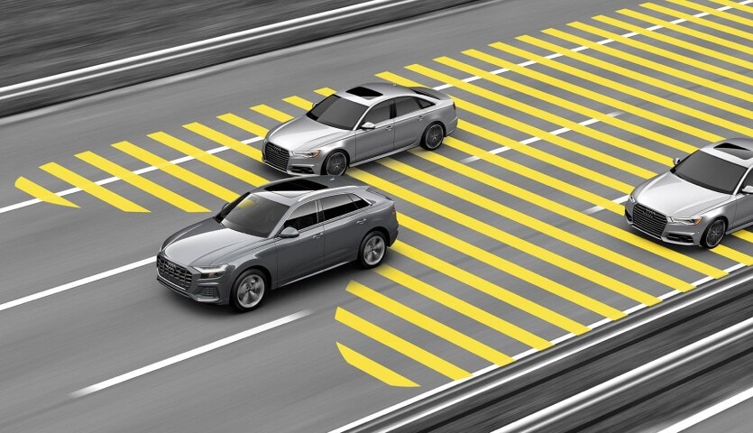 Audi side assist with pre sense rear