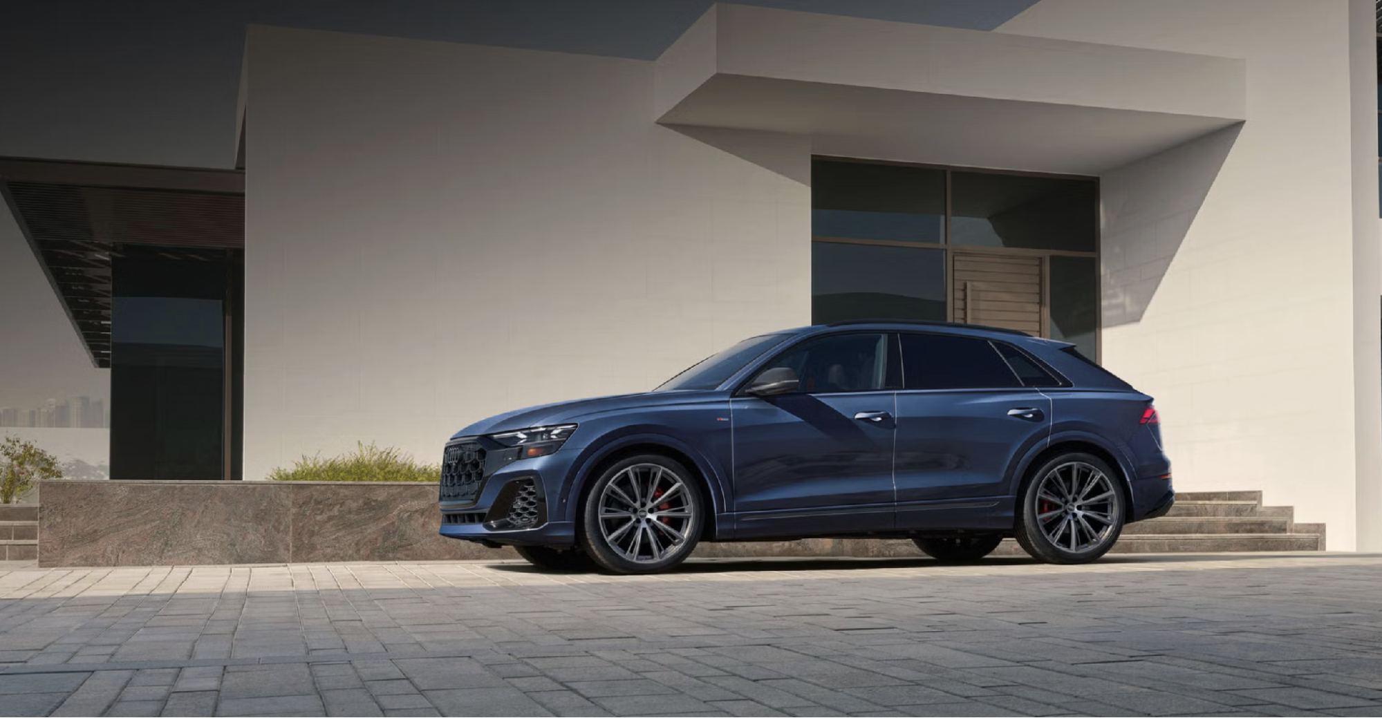 The 2026 Audi Q8 in Waitomo Blue metallic