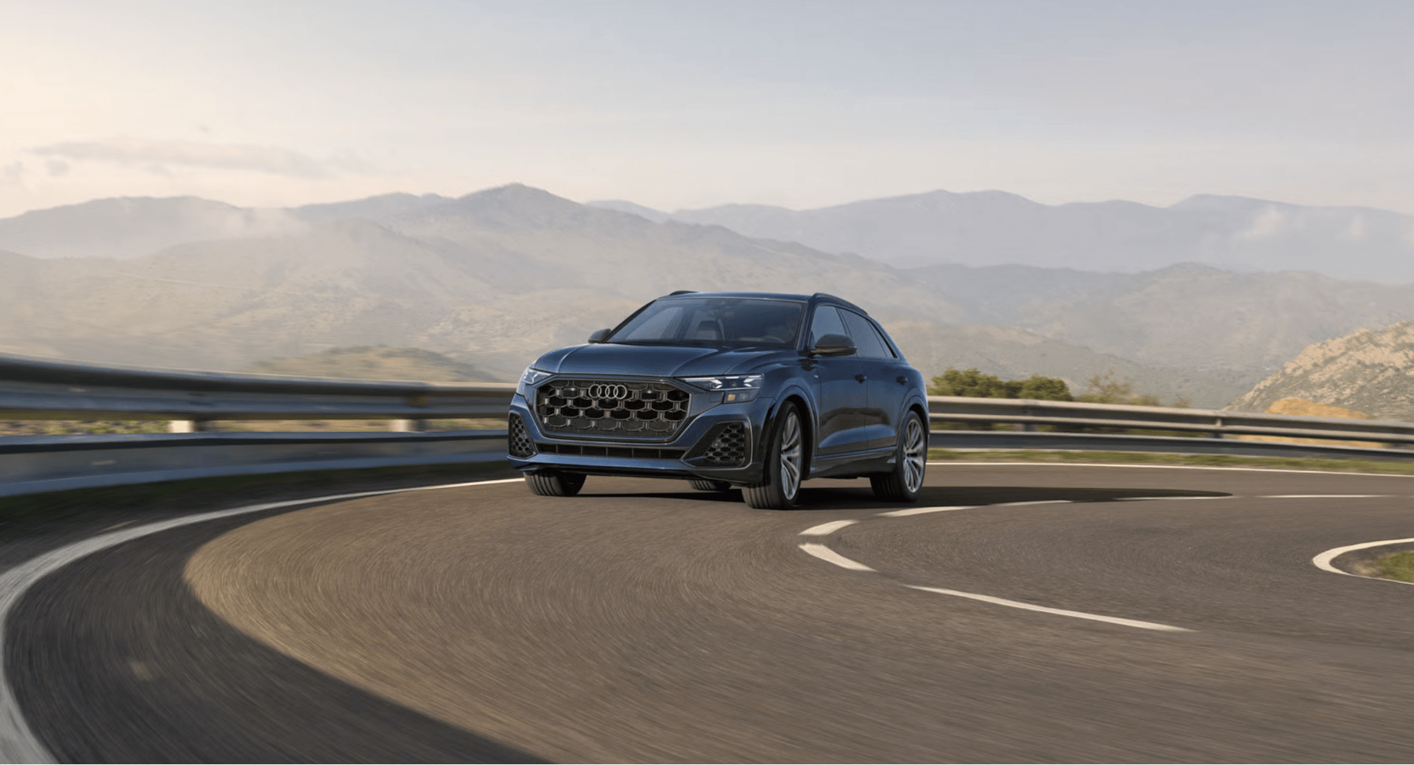 The 2026 Audi Q8 in Waitomo Blue metallic