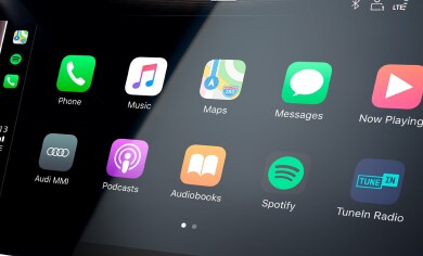 Audi smartphone interface