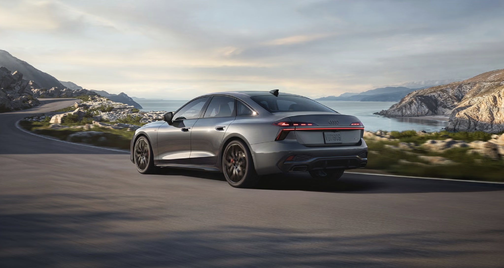 The 2026 Audi A6 sedan in Chronos Gray metallic
