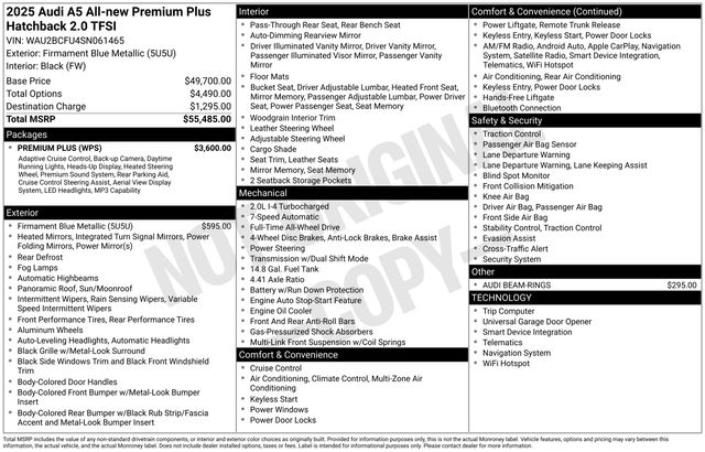 2025 Audi A4 Premium Plus's photo
