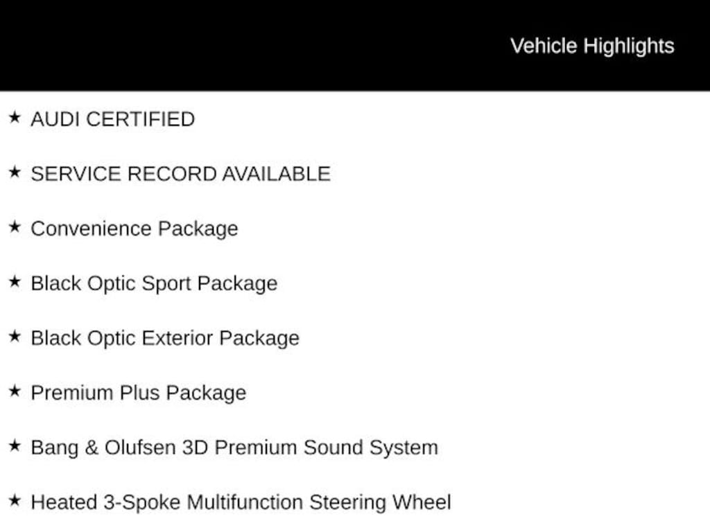 Certified 2022 Audi A6 3.0T Premium Plus Sedan