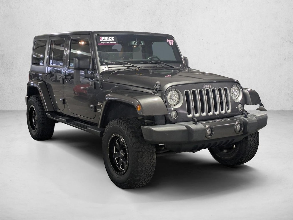 Used 2017 Jeep Wrangler JK Unlimited Sahara 4x4 SUV
