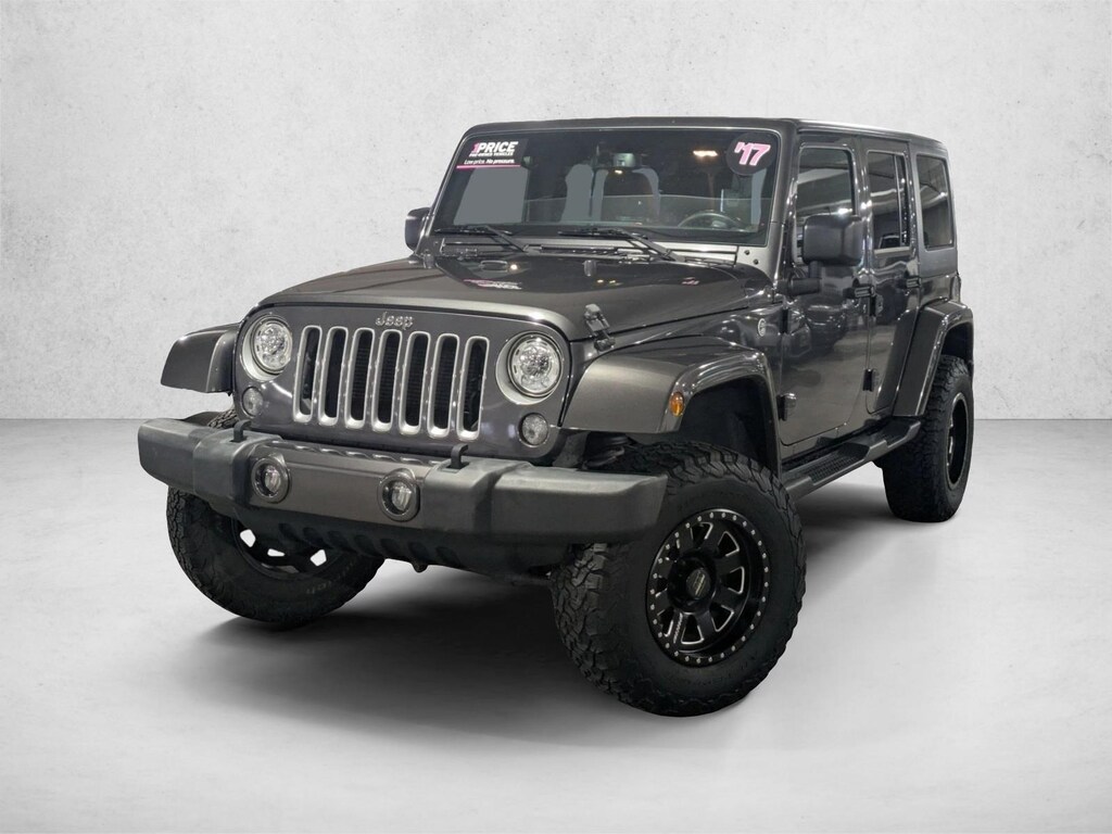 Used 2017 Jeep Wrangler JK Unlimited Sahara 4x4 SUV