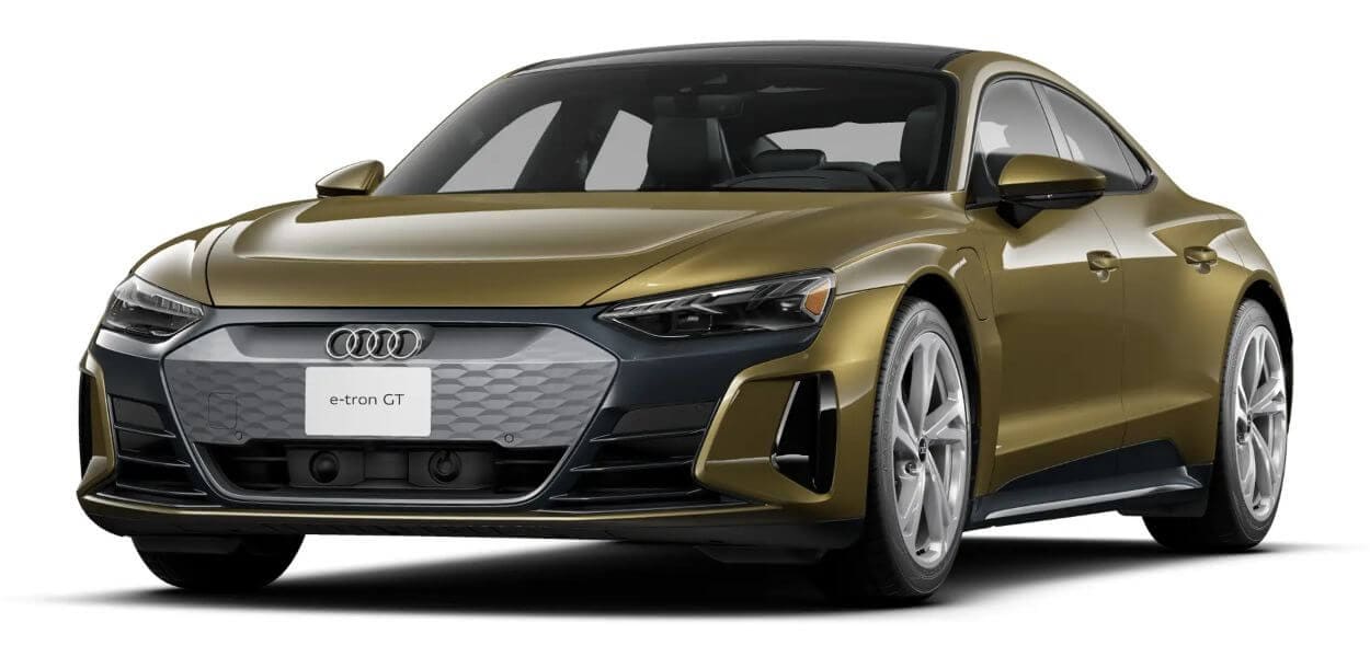 2022 Audi e-tron GT in Tactical Green metallic