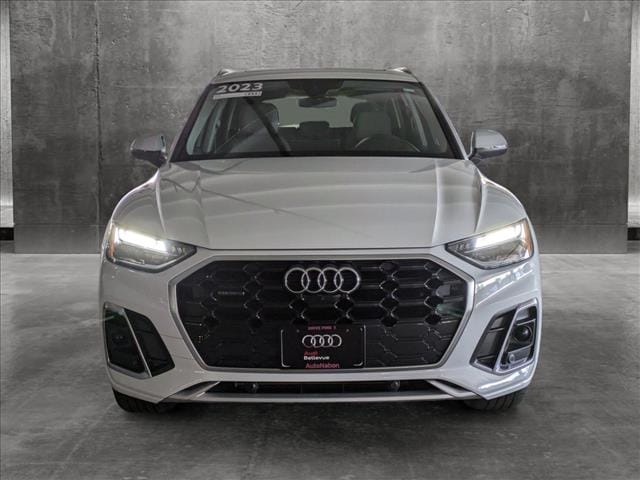 Used 2023 Audi Q5 Premium Plus with VIN WA1EAAFY1P2147927 for sale in Bellevue, WA