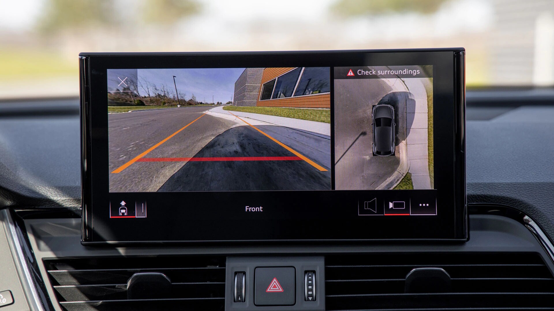 2022 Audi A5 top view camera system