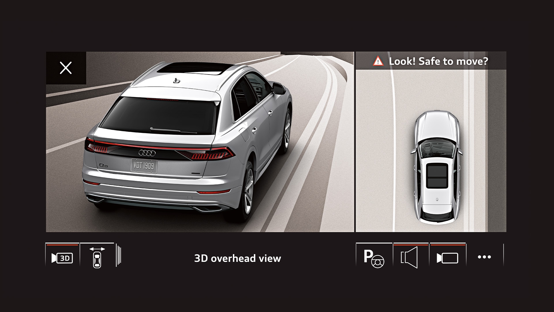 2023 Audi Q7 Top view camera system
