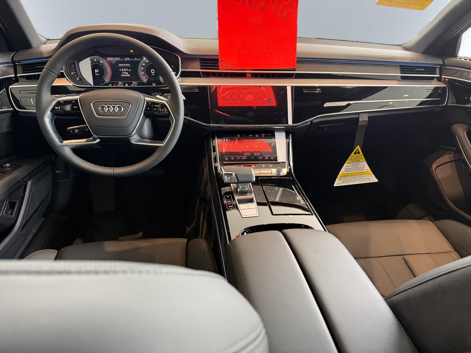 new 2025 Audi A8 car, priced at $92,318