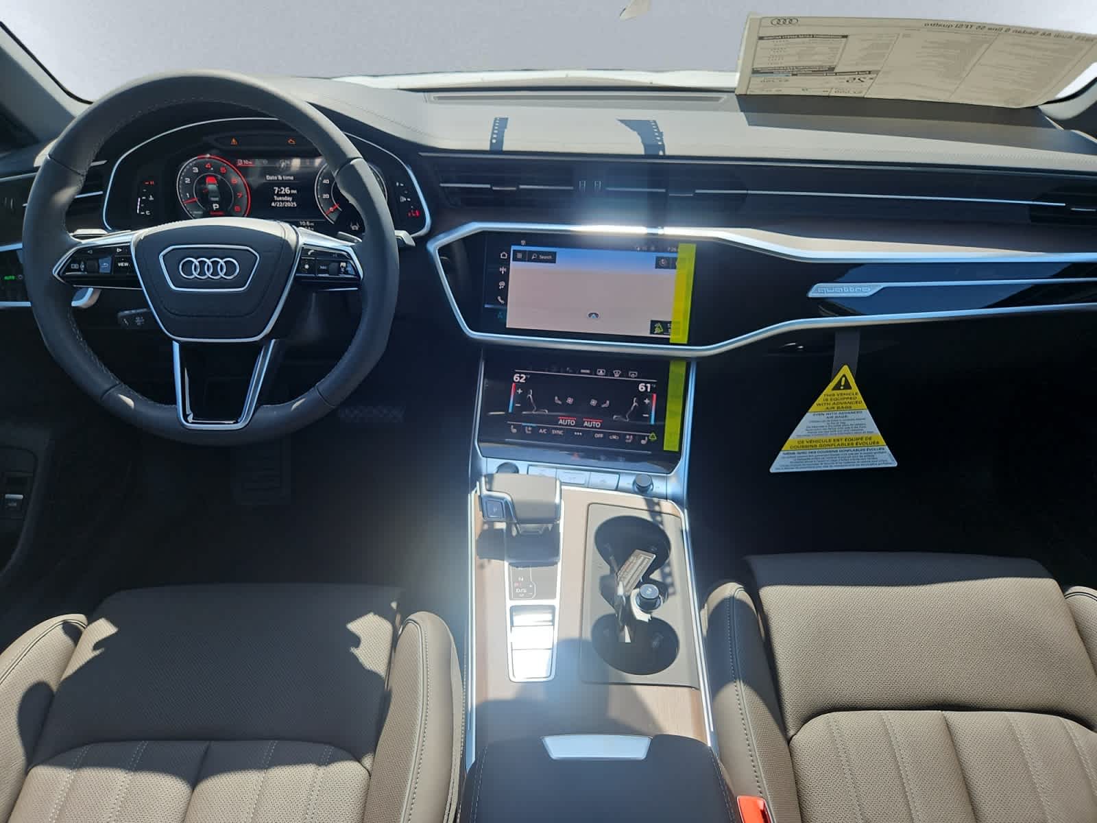 new 2025 Audi A6 car, priced at $78,240